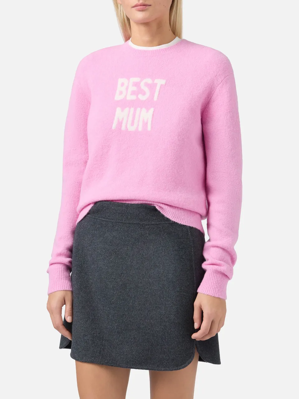 mc2-saint-barth-maglia-new-queen-best-mum-rosa-donna-lana-merino-alpaca image 1