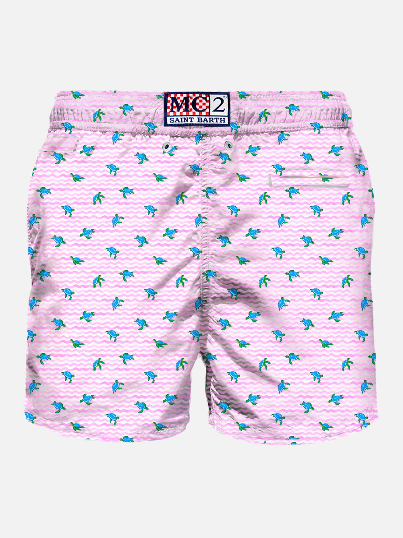 mc2-saint-barth-comfort-light-costume-uomo-rosa-stampa-tartarughe-marine image 6