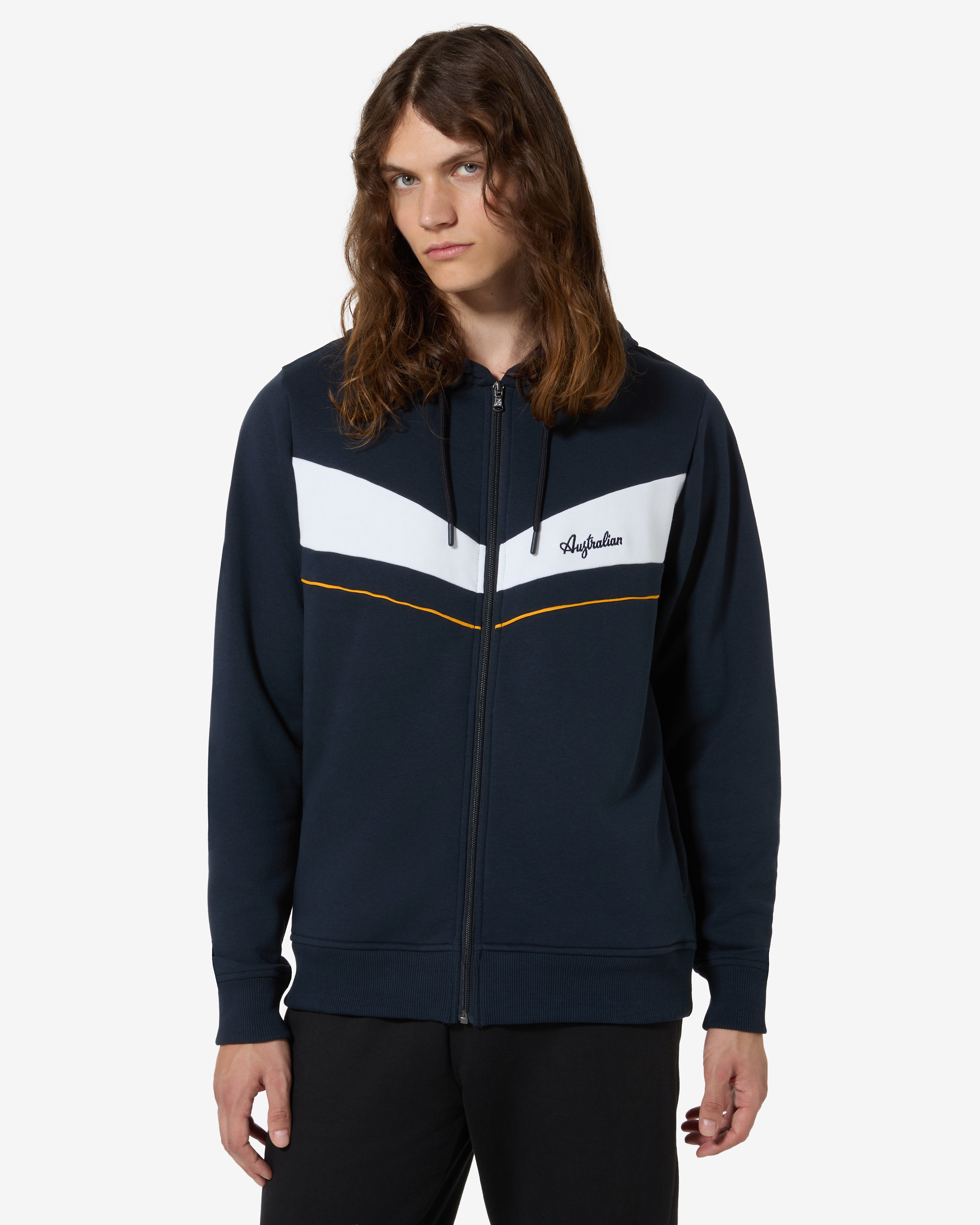 australian-raw-pink-track-jacket-giacca-felpa-con-cappuccio image 1