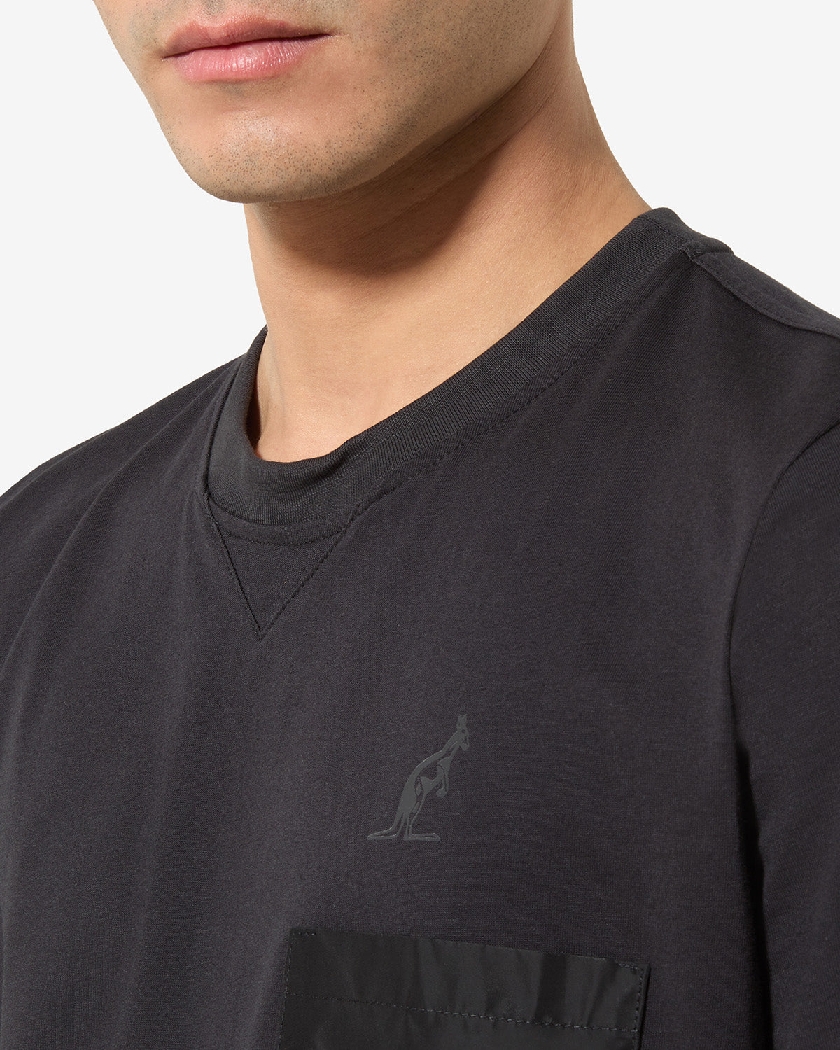australian-impact-t-shirt-cotone-nero-taschino-memory image 4