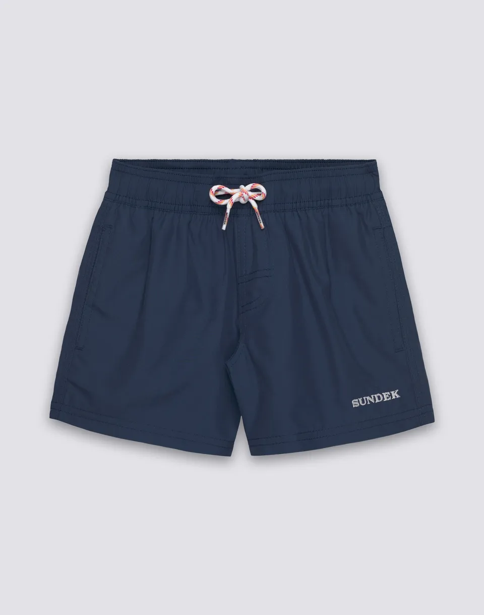 sundek-b734bdrt300-costume-da-bagno-bambino-tinta-unita-tricolore-in-repreve image 1
