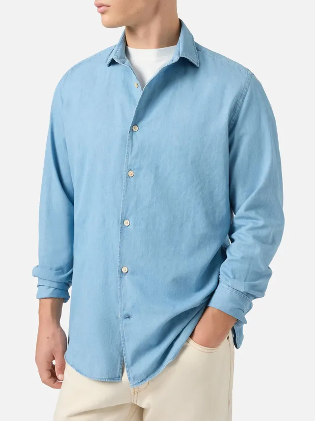 mc2-saint-barth-camicia-seefeld-chambray-blu-uomo image 1