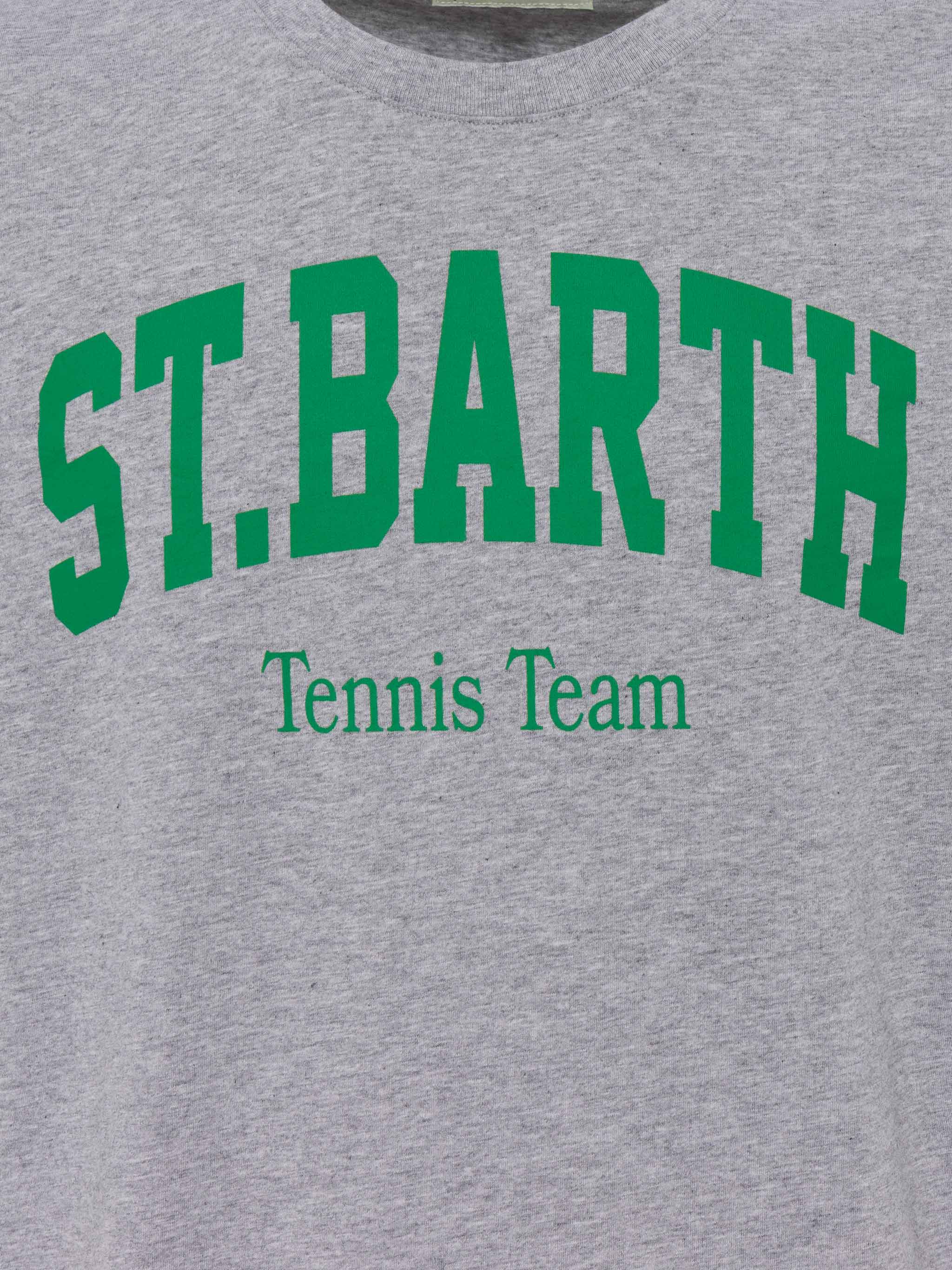 mc2-saint-barth-man-t-shirt-uomo-cotone-grigio-m-lange-stampa-tennis-club image 5