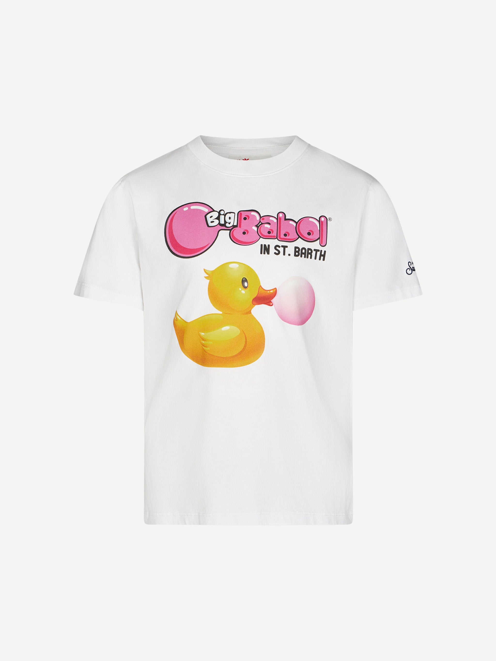 mc2-saint-barth-t-shirt-bambino-cotone-stampa-papere-big-babol-edizione-speciale image 1