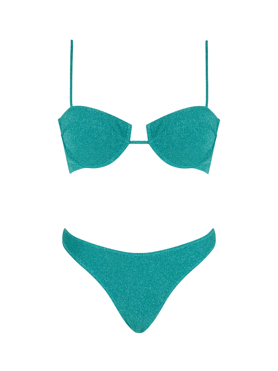 bikini-donna-mc2-saint-barth-salina-lido-bralette-con-ferretto-lurex-verde-petro image 1