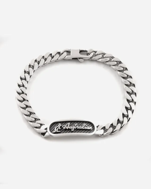 australian-essential-bracciale-targa-grumetta-silver image 1