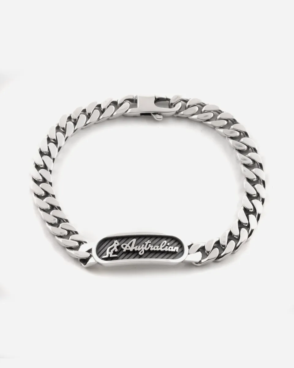 australian-essential-bracciale-targa-grumetta-silver image 1