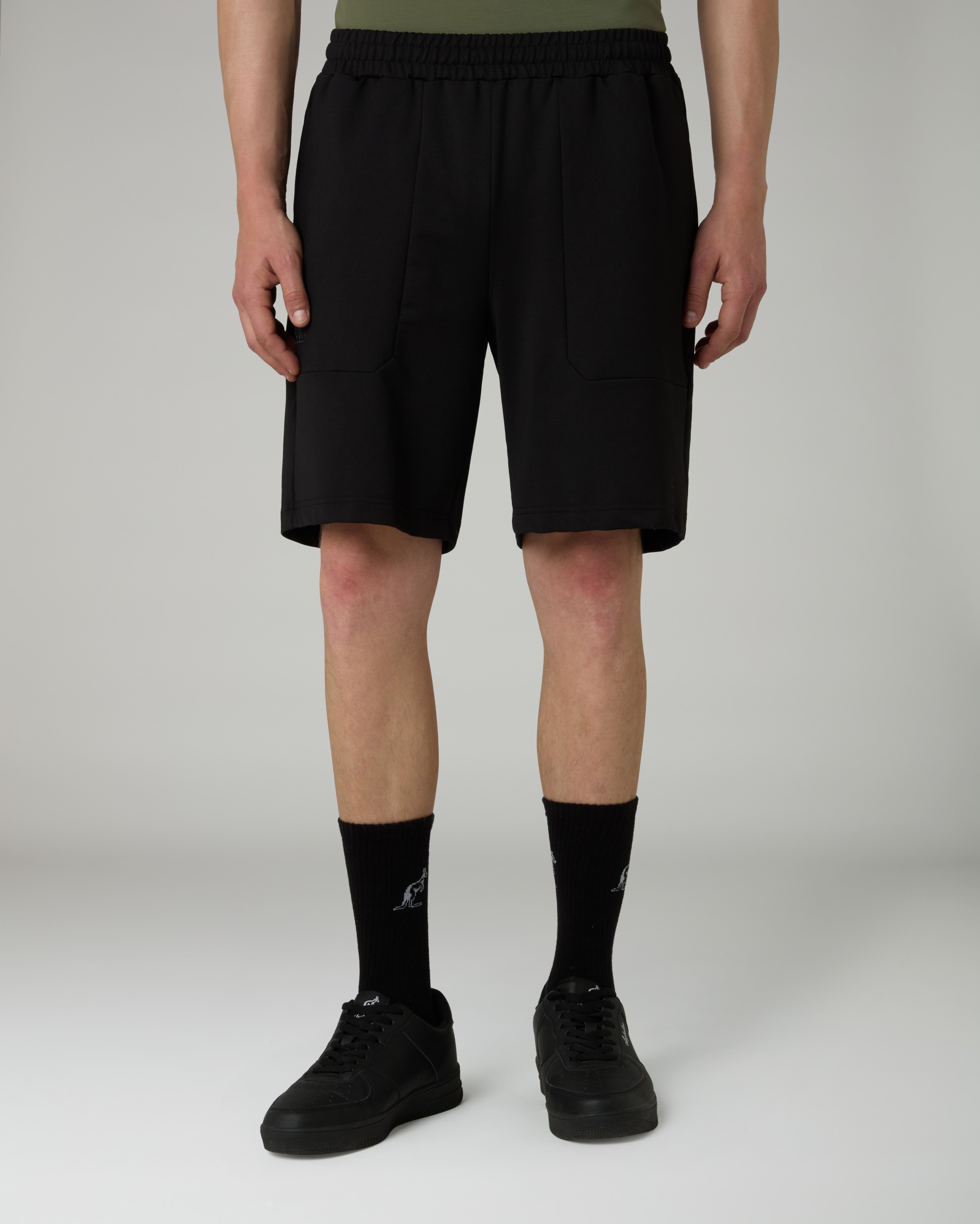 australian-poison-short-short-cotone-nero-con-coulisse image 1