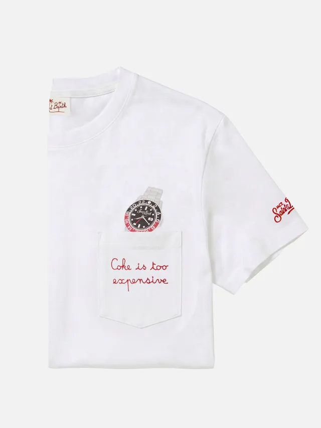 mc2-saint-barth-t-shirt-austin-uomo-in-cotone-bianca-coke-is-too-expensive image 1