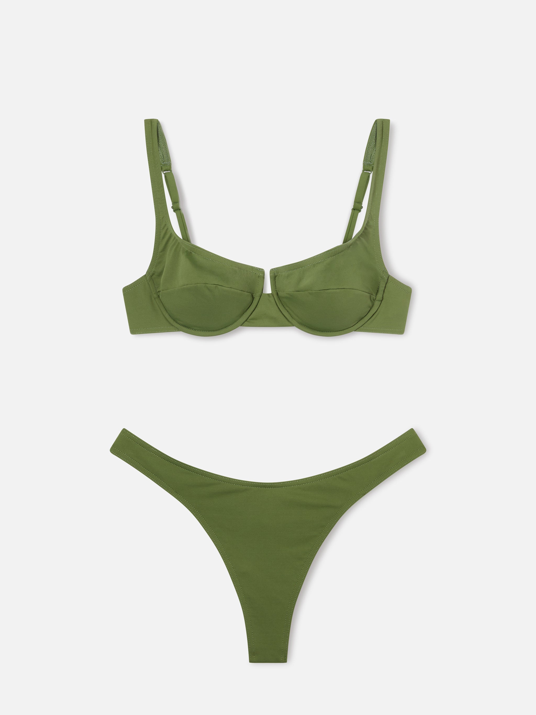 mc2-saint-barth-bikini-amira-naomi-balconette-verde-militare-tinta-unita image 1