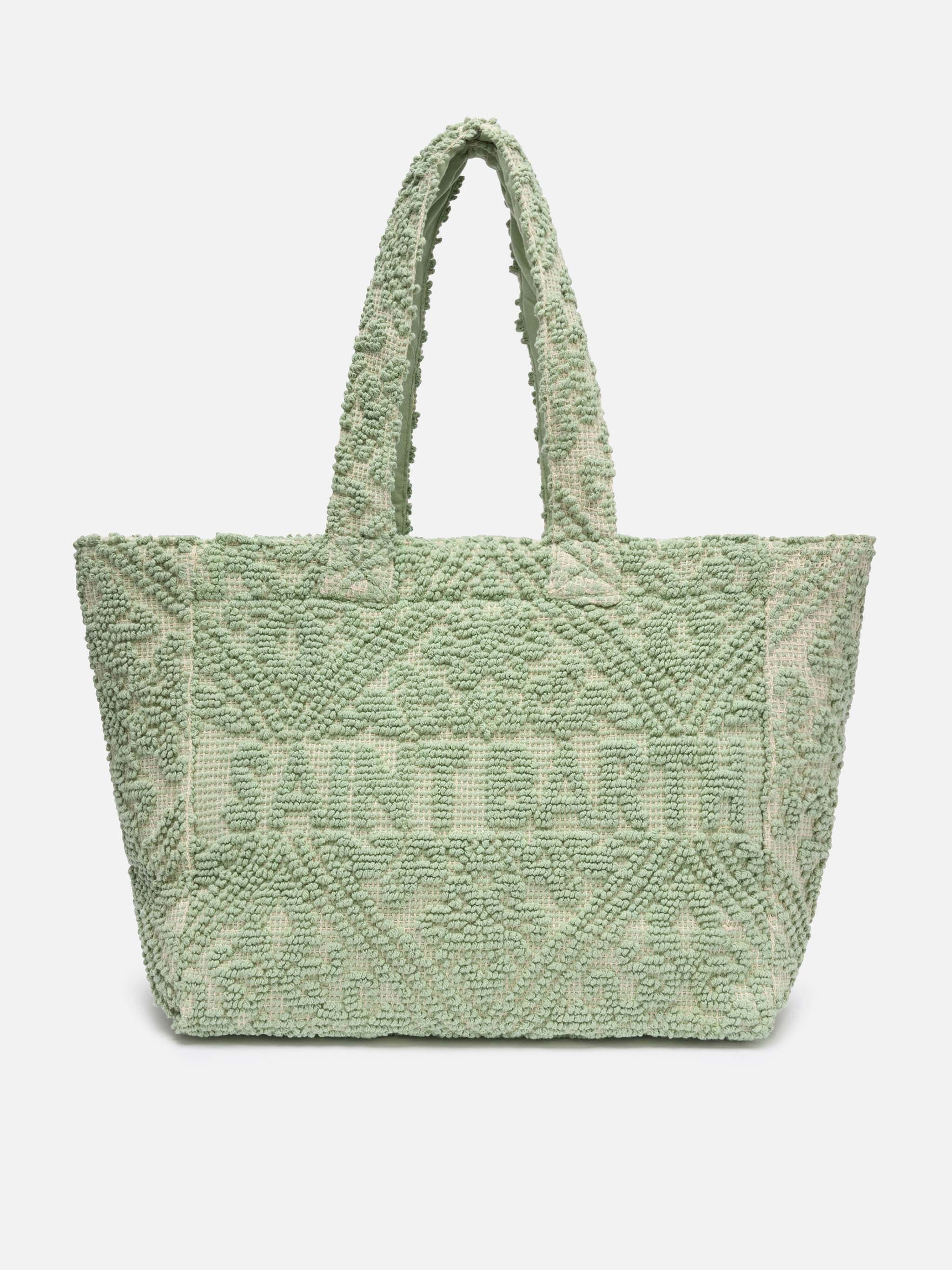 mc2-saint-barth-tufb0001-vanity-tufting-tote-bag-cotone-verde-salvia image 1