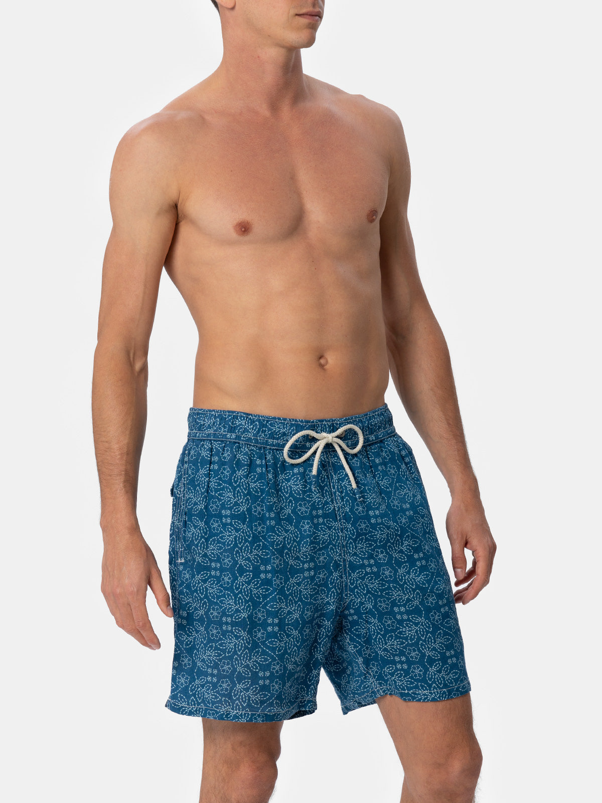 mc2-saint-barth-costume-gustavia-uomo-in-lino-fantasia-sashiko-blu image 4