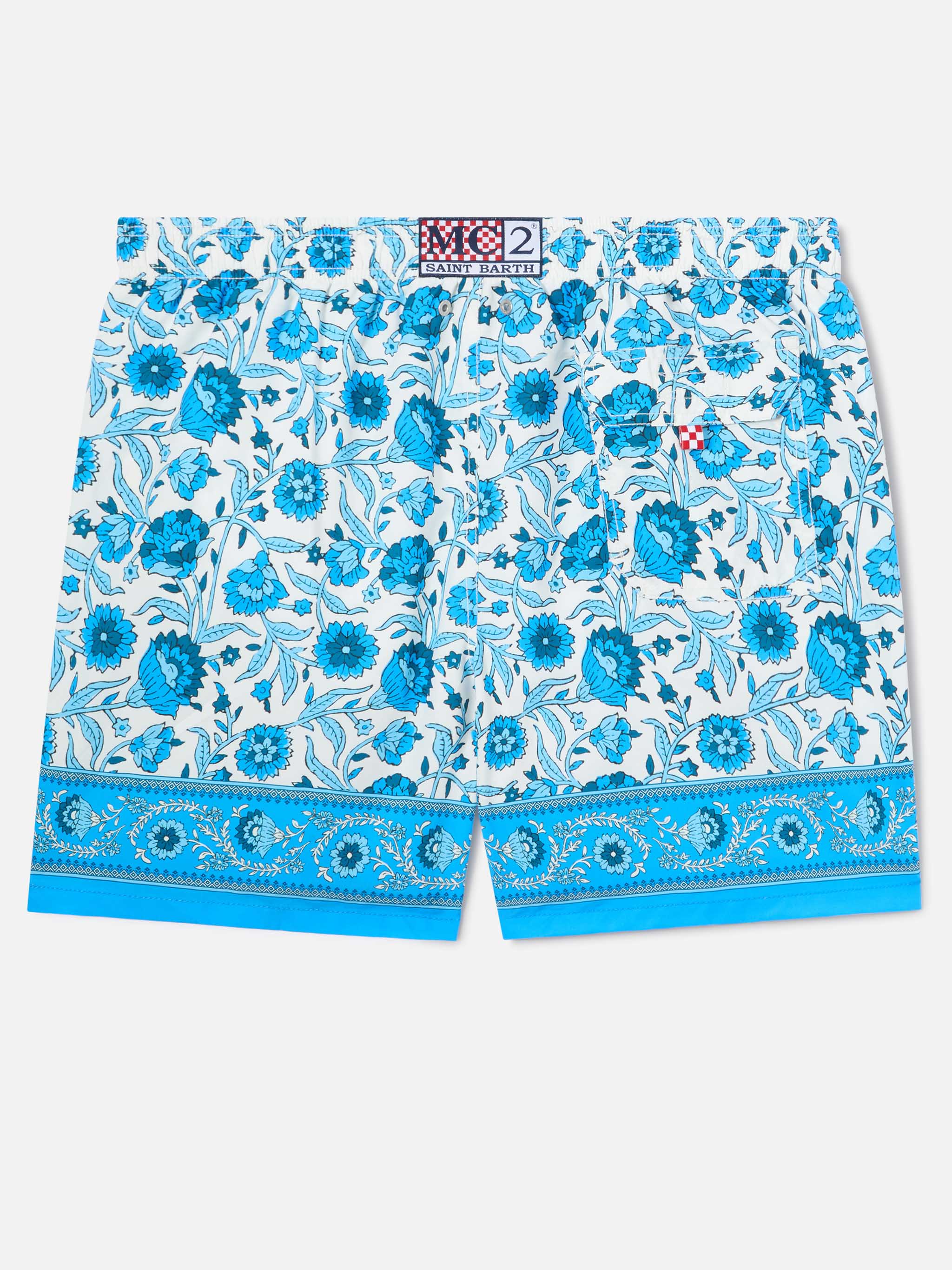 mc2-saint-barth-gustavia-costume-mare-uomo-stampa-floreale-batik-blu image 2