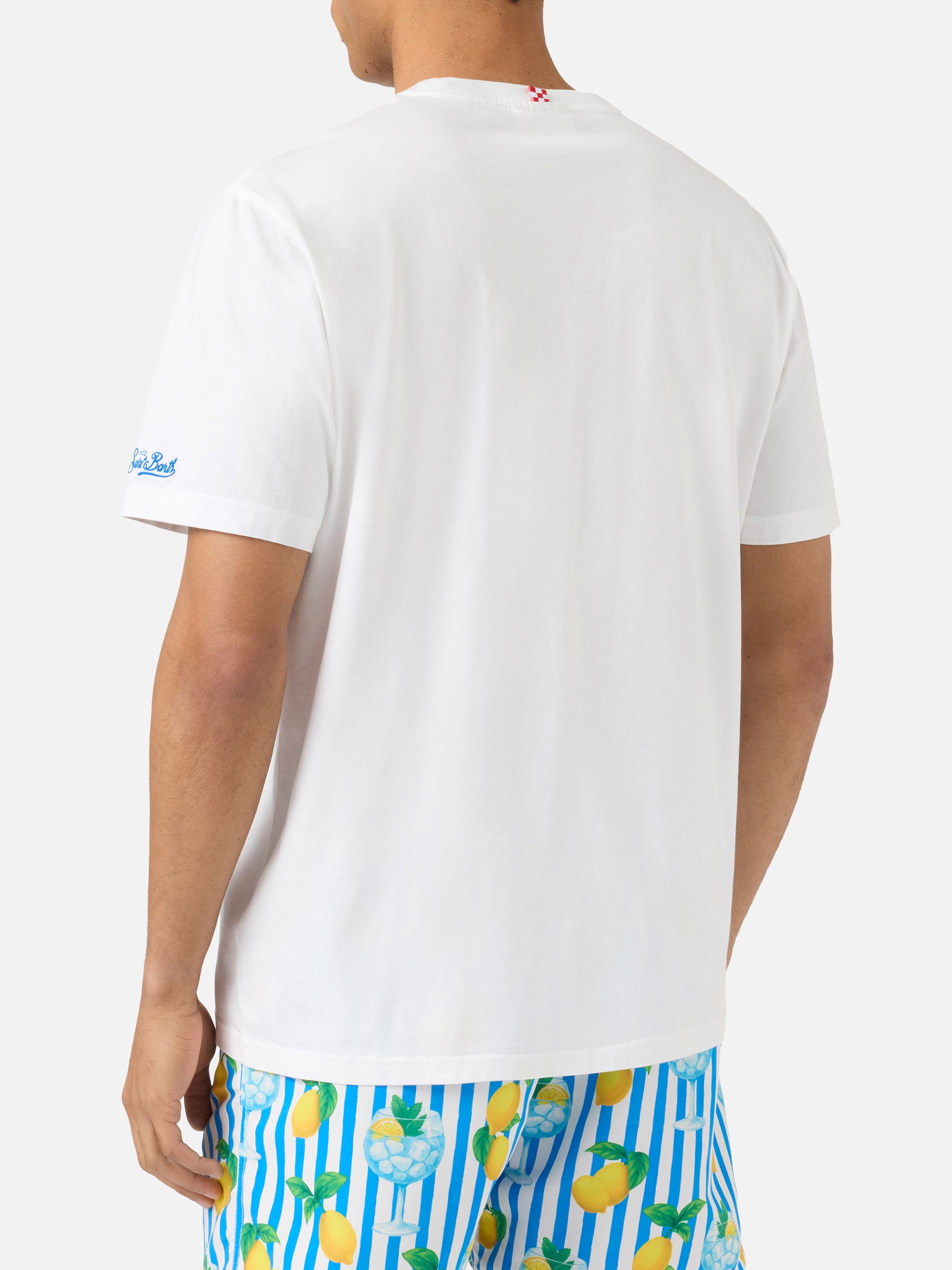 mc2-saint-barth-t-shirt-portofino-uomo-bianca-gente-di-mare-special-edition-gin- image 4