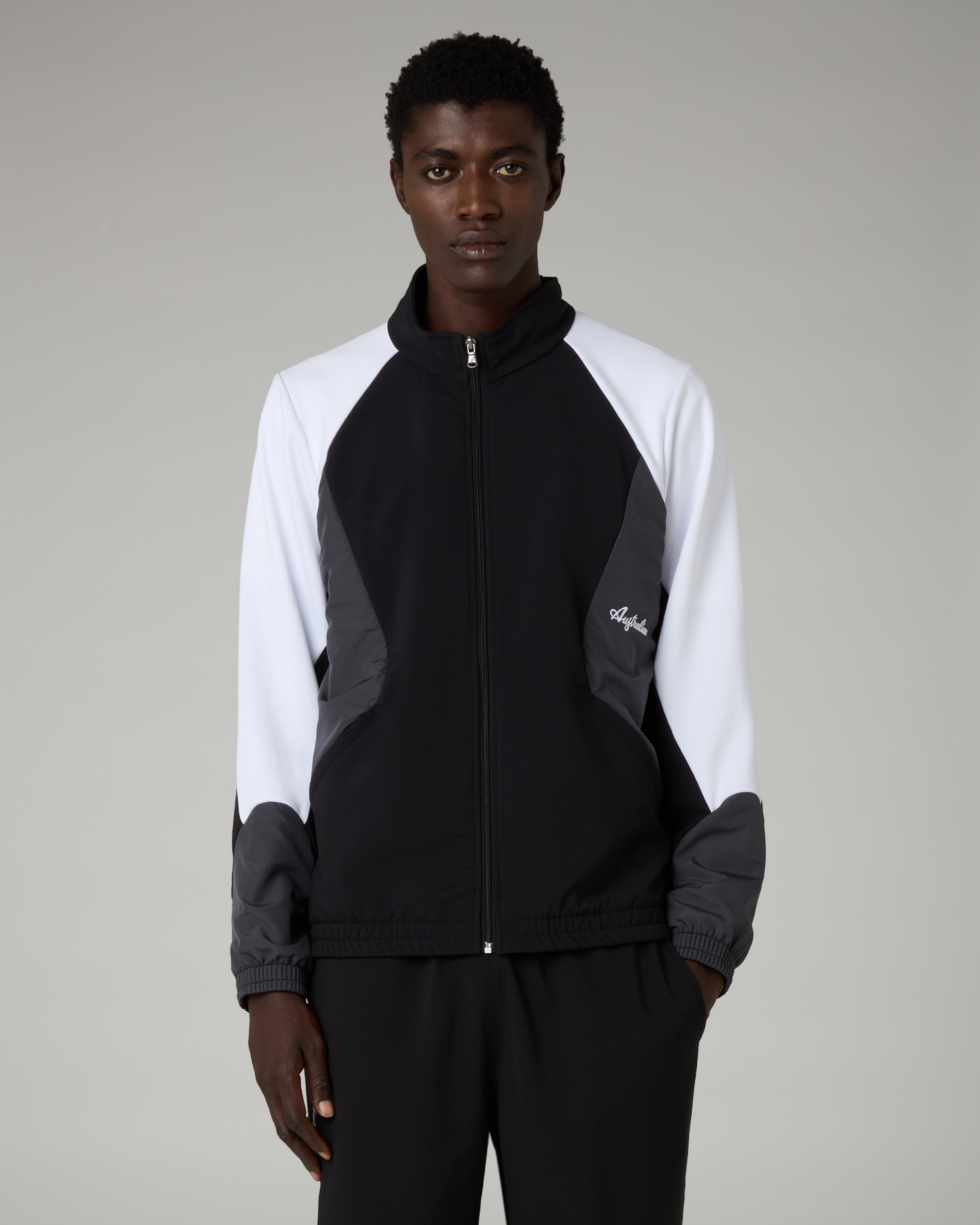 australian-color-block-match-tracksuit-tuta-uomo-nero image 3