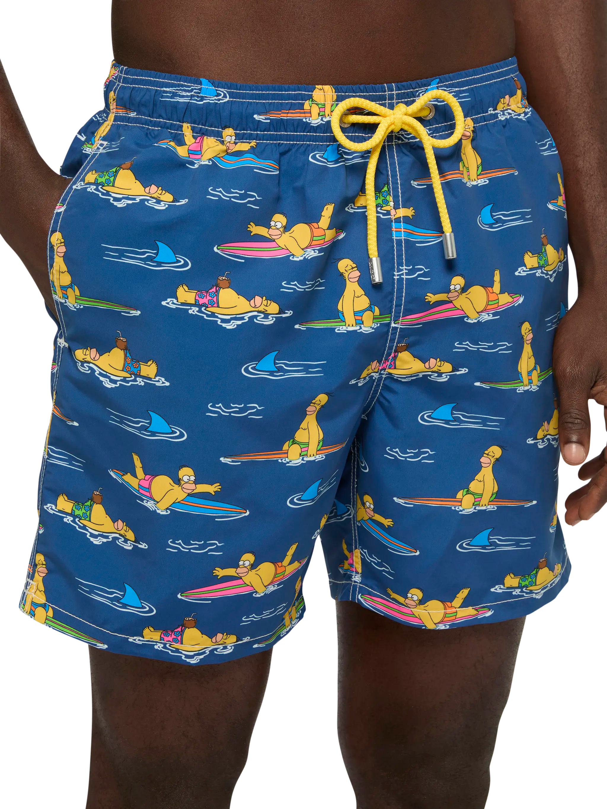 costume-mare-mc2-saint-barth-gustavia-lunghezza-media-con-stampa-homer-simpson-s image 4