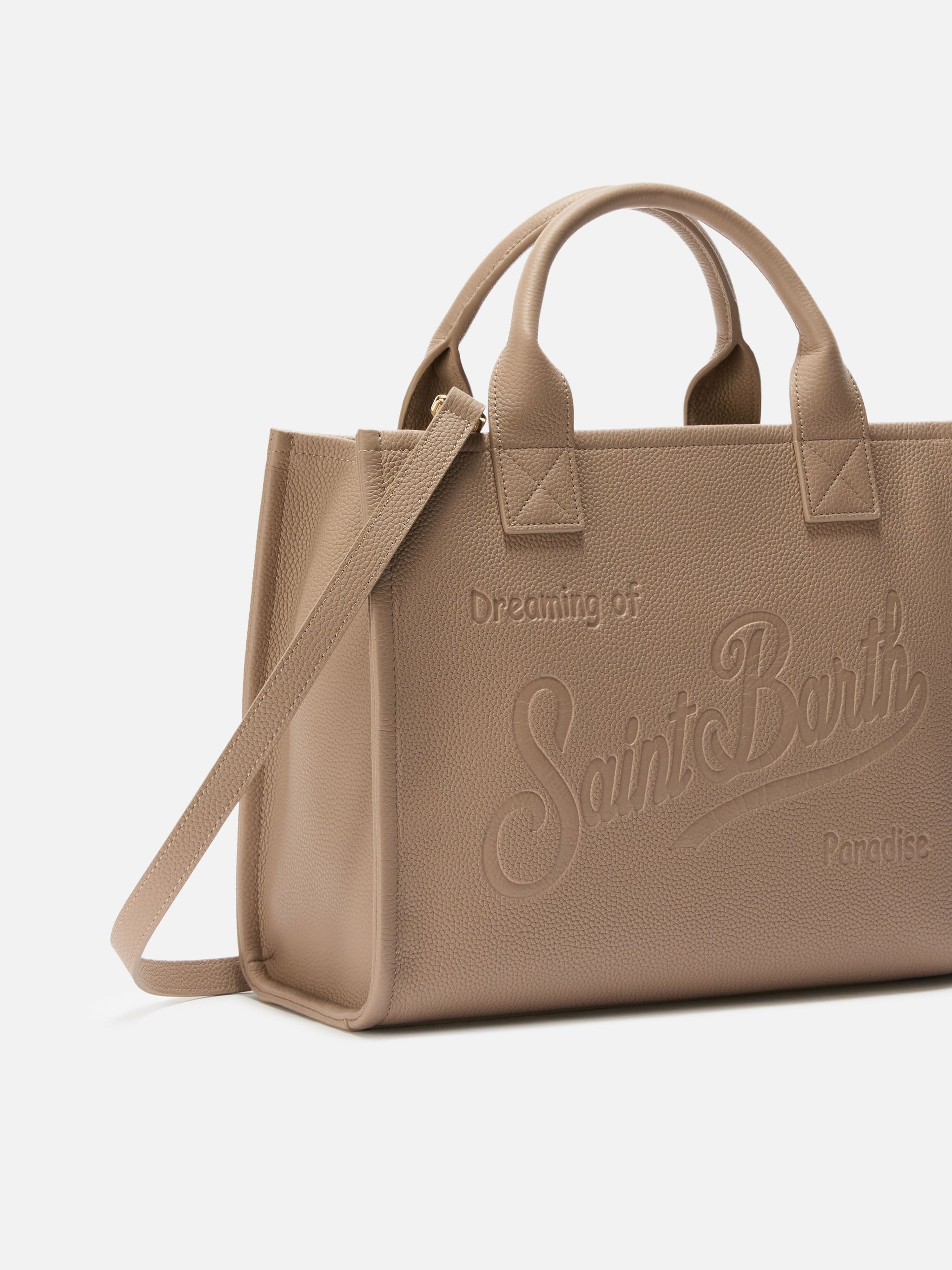 mc2-saint-barth-vanity-bag-large-borsa-a-spalla-in-pelle-martellata-nocciola-mod image 3