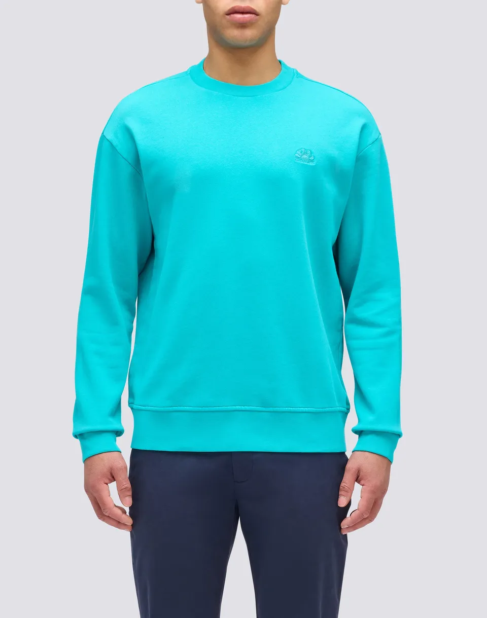 sundek-felpa-uomo-girocollo-logo-ricamato-regular-fit image 1
