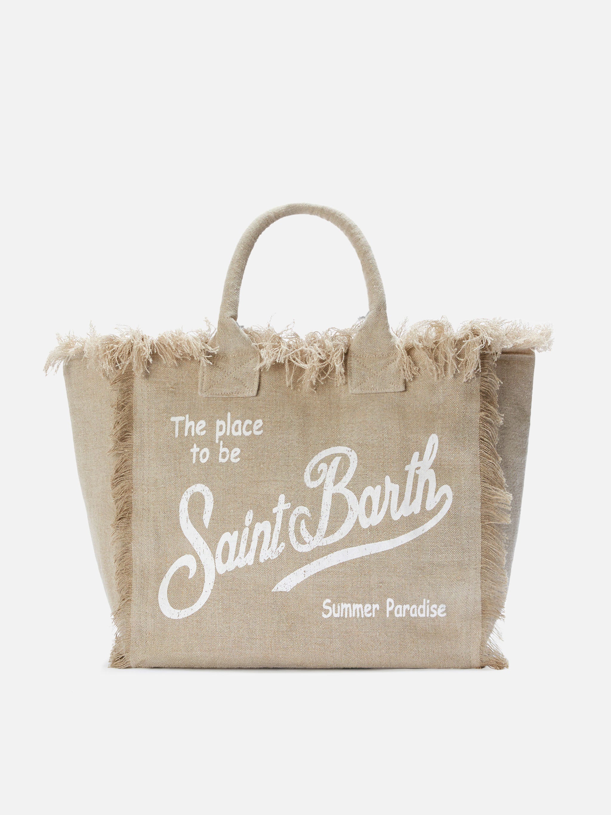 mc2-saint-barth-borsa-vanity-regular-in-lino-beige-tinta-unita-con-frange image 1