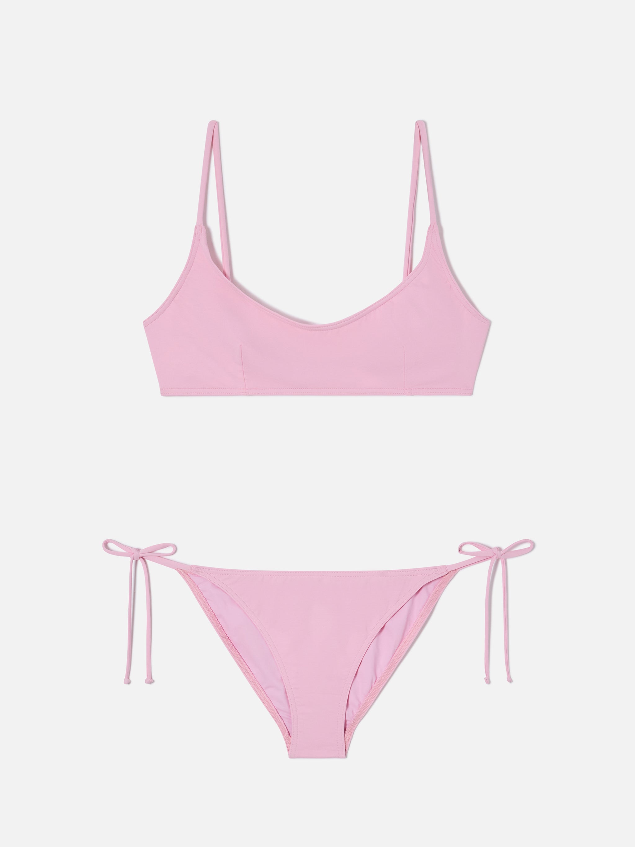 mc2-saint-barth-judy-virgo-bikini-bralette-rosa-chiaro-con-laccetti image 1
