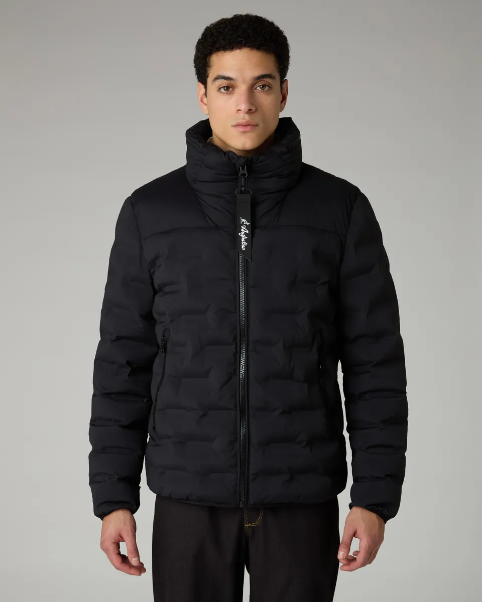 australian-3-d-jacket-giubbotto-trapuntato-termosaldato-nero-uomo image 1