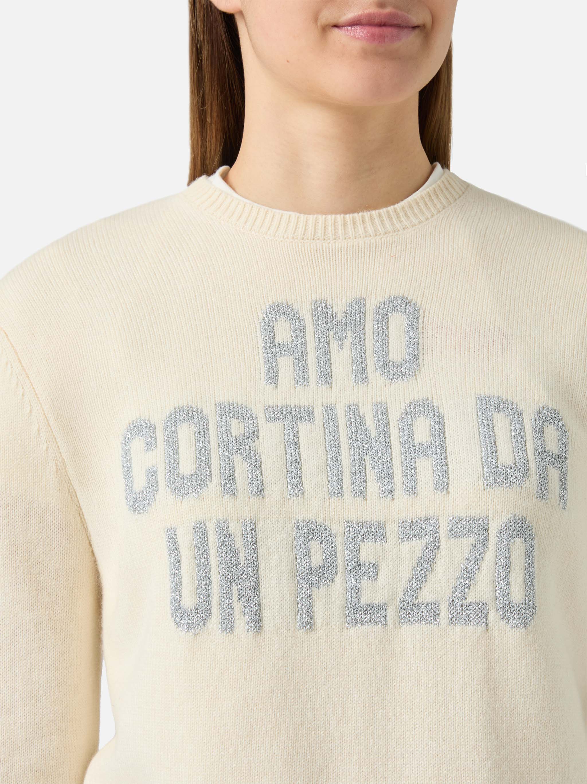 mc2-saint-barth-maglione-new-queen-donna-bianco-cashmere-amo-cortina-lurex image 2