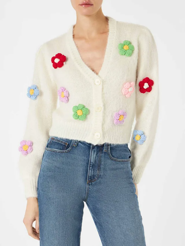 mc2-saint-barth-lyza-soft-cardigan-donna-cropped-margherite image 1
