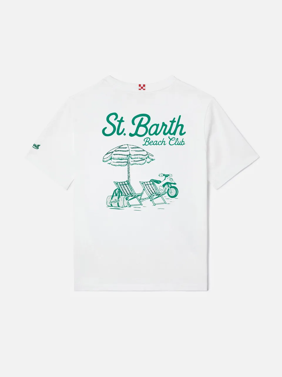 mc2-saint-barth-portland-jr-t-shirt-bambino-beach-club-bianca image 1