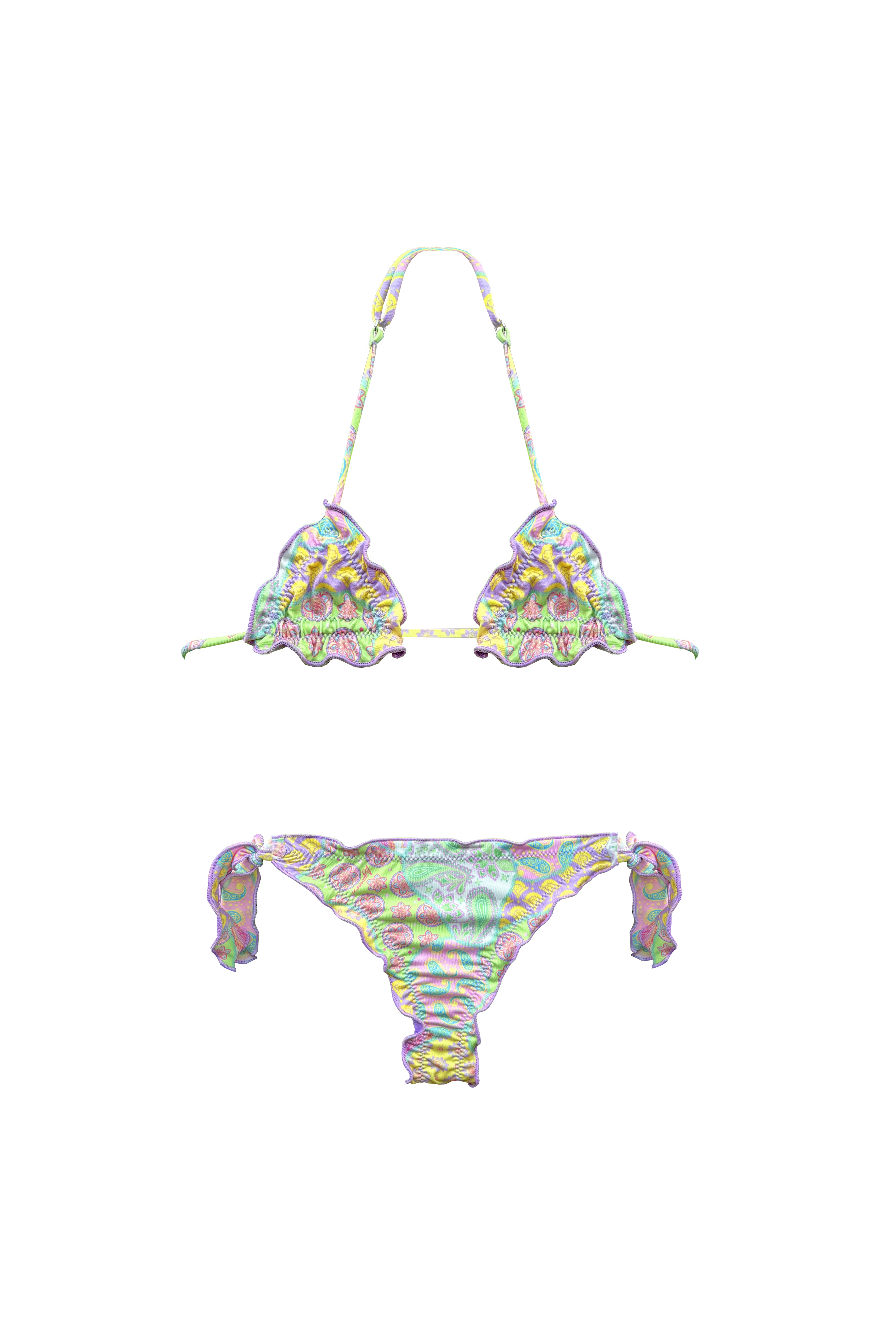 4giveness-bikini-triangolo-con-slip-nodi-costume-mare-bimba image 1