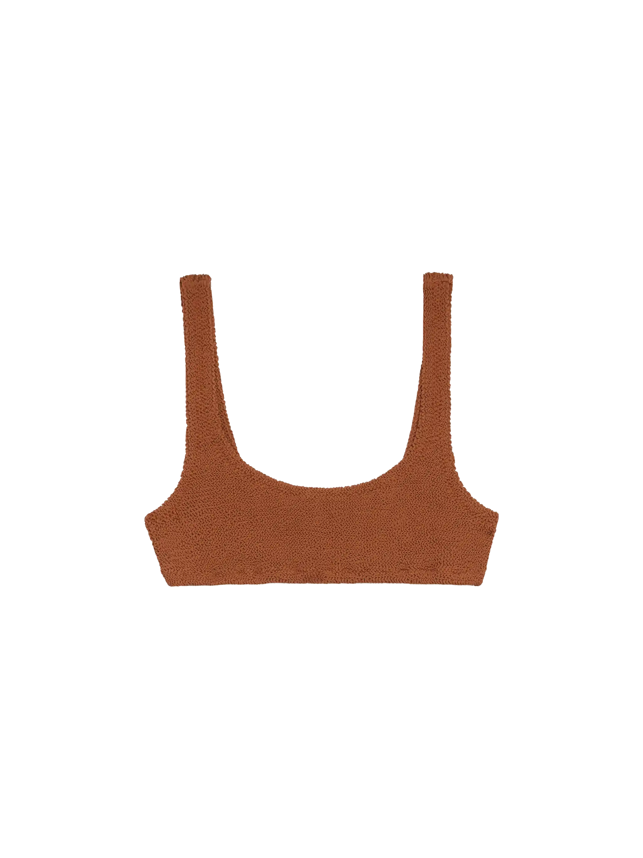 mc2-saint-barth-naima-top-bralette-donna-marrone-cammello-crinkle image 1