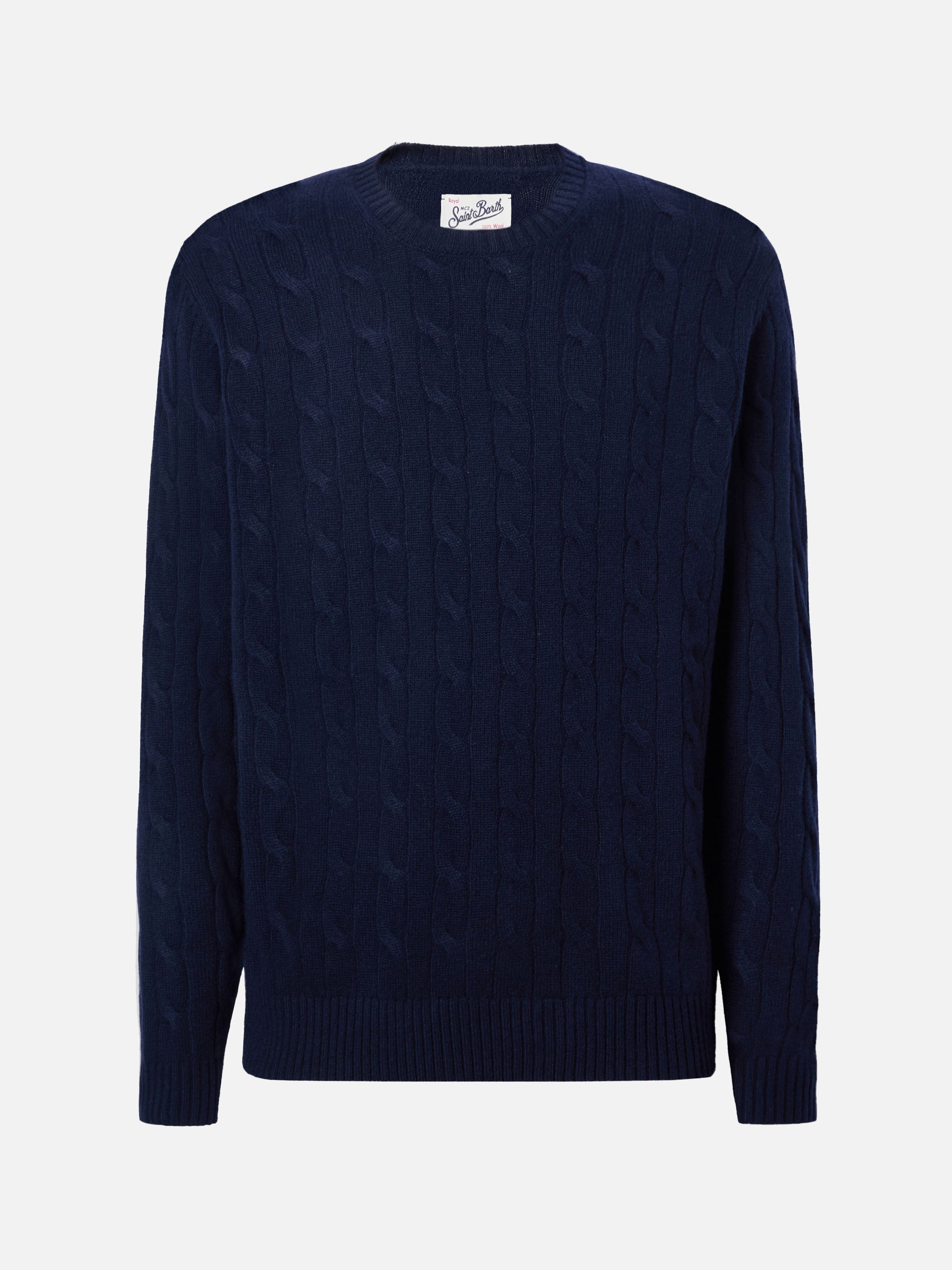 maglione-girocollo-uomo-mc2-saint-barth-regent-a-trecce-in-100-lana-merino-blu-n image 5