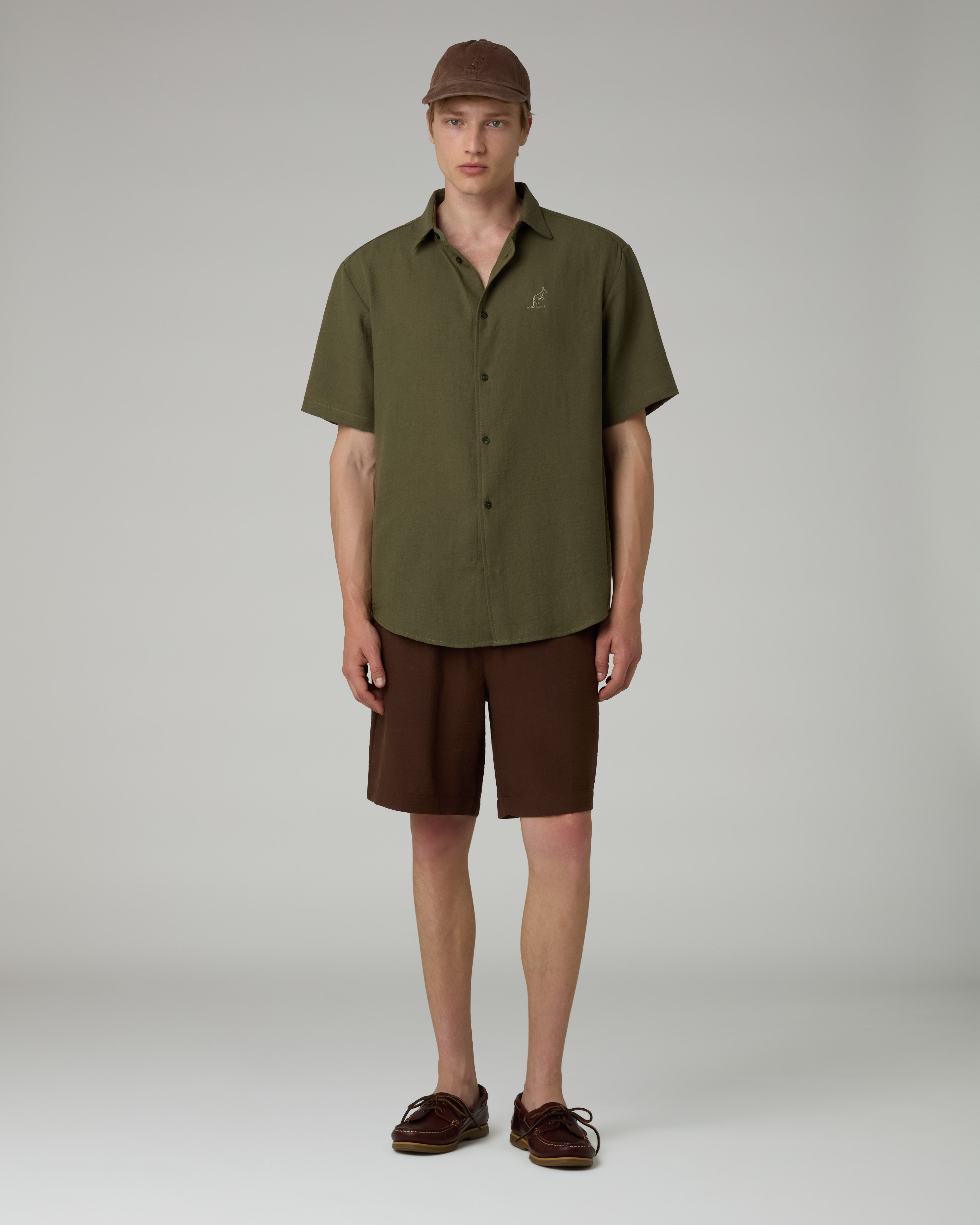 australian-doric-camicia-manica-corta-canvas image 2