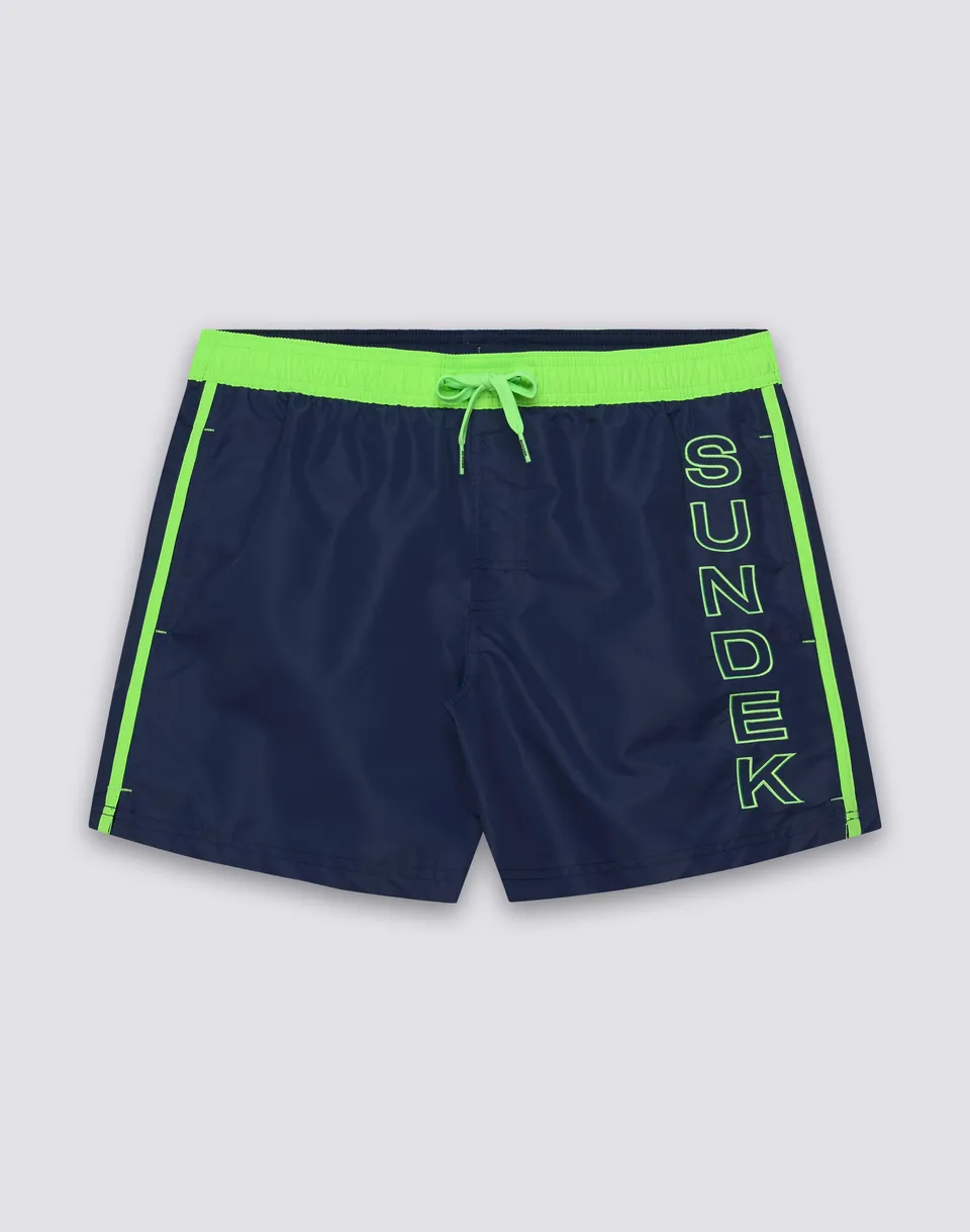 sundek-iconic-m732bdta100-costume-da-bagno-uomo-corto-con-piping-a-contrasto image 1