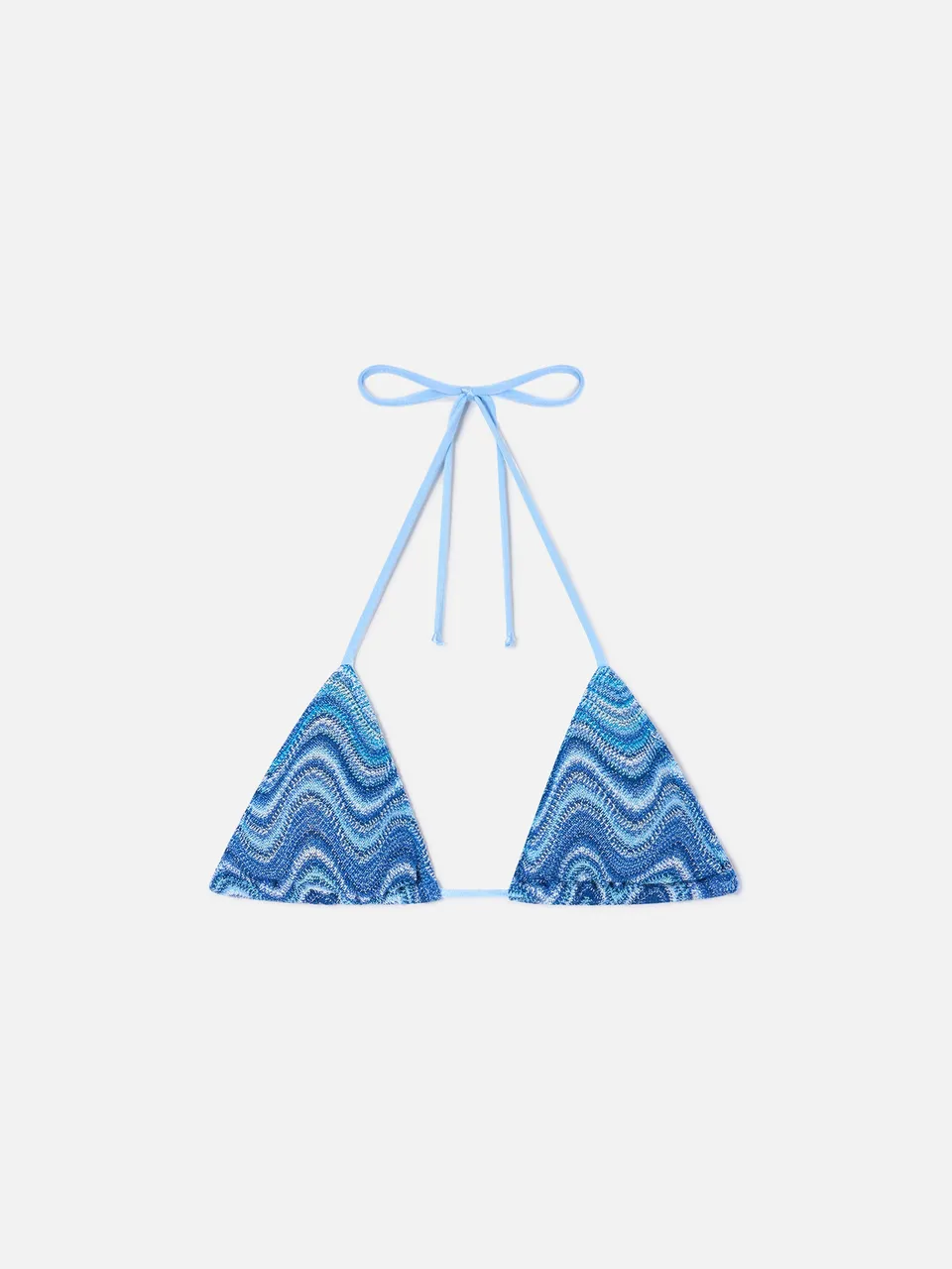 mc2-saint-barth-top-bikini-leah-triangolo-in-maglia-raschel-a-onda-azzurro image 1