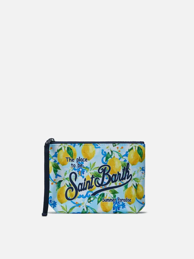 mc2-saint-barth-pochette-aline-in-scuba-stampa-maiolica-limoni image 1