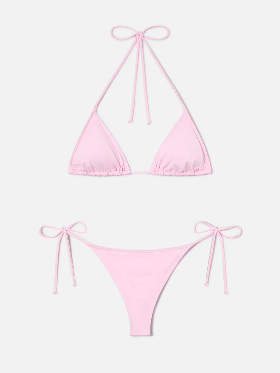 mc2-saint-barth-bikini-leah-marielle-triangolo-rosa-chiaro-con-laccetti image 1