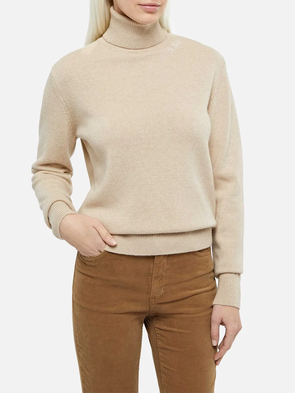 mc2-saint-barth-dolcevita-moody-donna-beige-in-misto-cashmere image 1