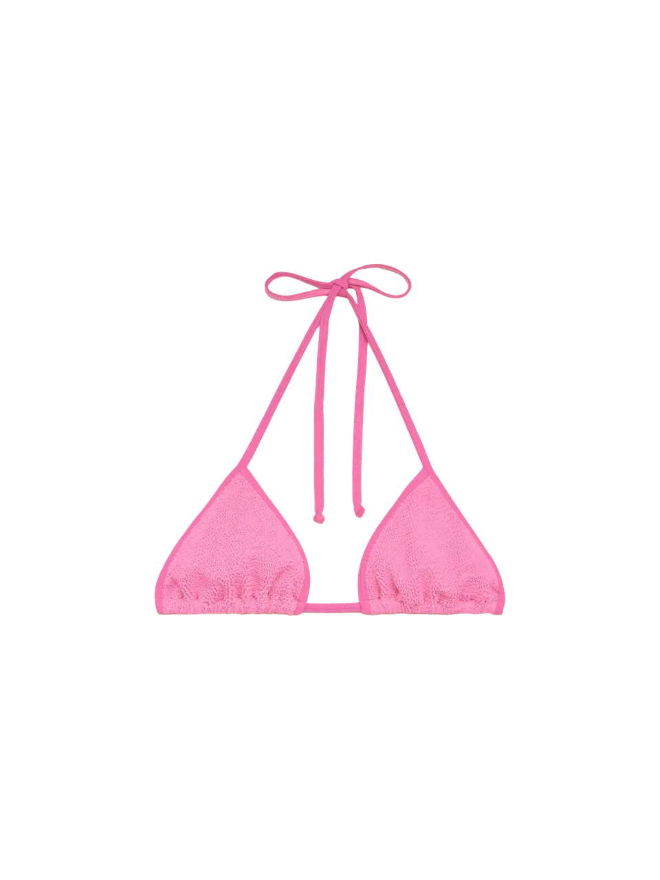 leah-top-triangolo-mc2-saint-barth-in-crinkle-rosa image 1