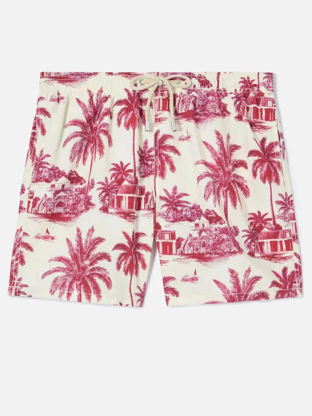 costume-da-bagno-uomo-mc2-saint-barth-gustavia-toile-de-jouy-bordeaux-special-ed image 1