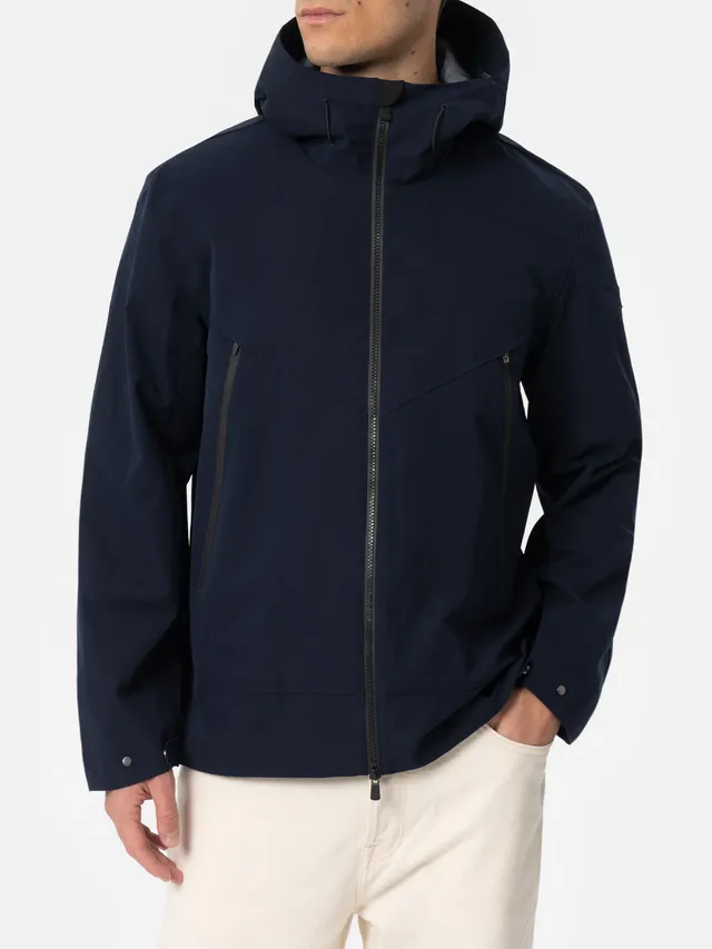 mc2-saint-barth-parson-giacca-uomo-tecnico-3-layer-blu-navy-con-cappuccio image 1