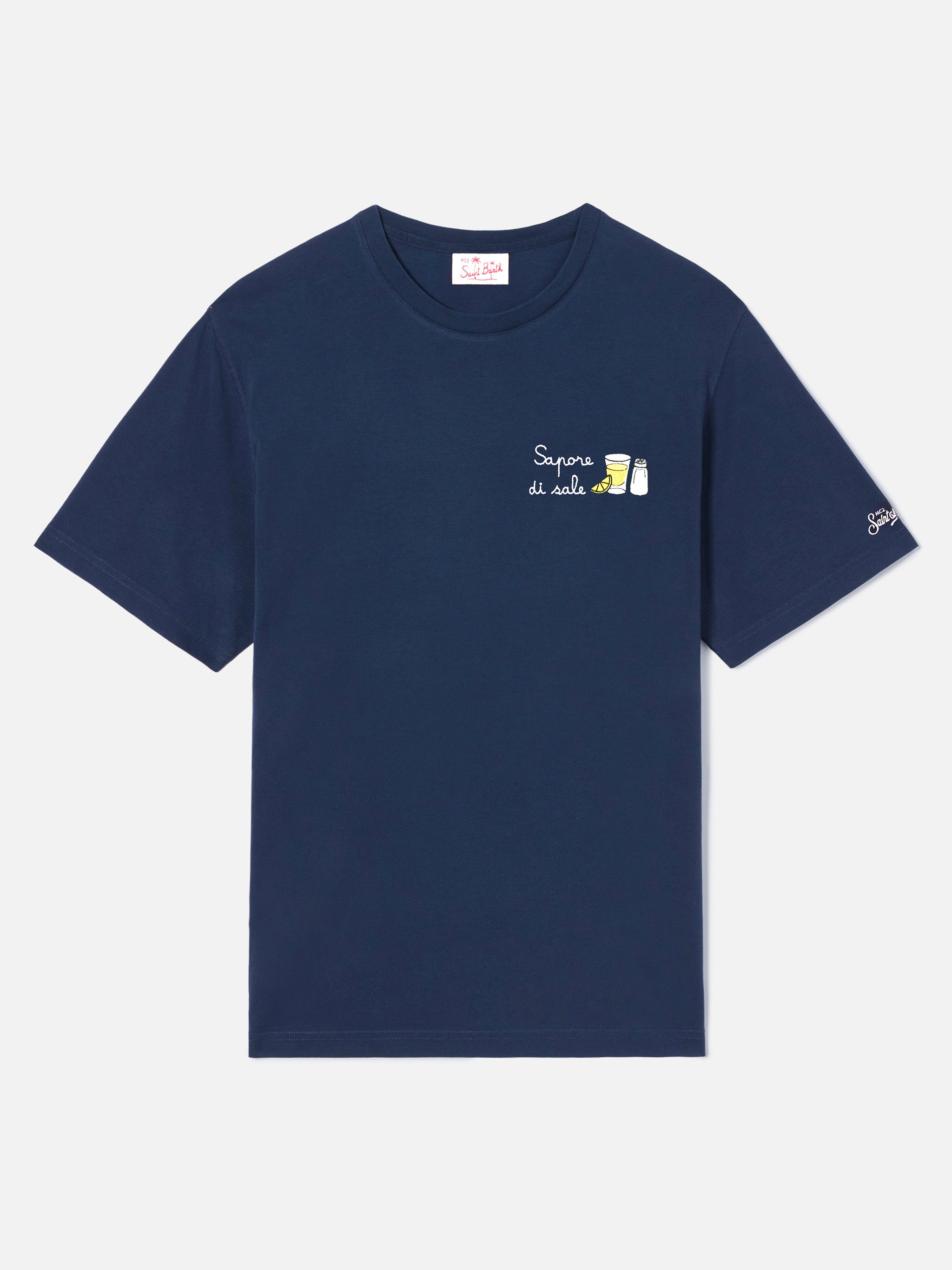 mc2-saint-barth-portofino-t-shirt-uomo-blu-sapore-di-sale image 5