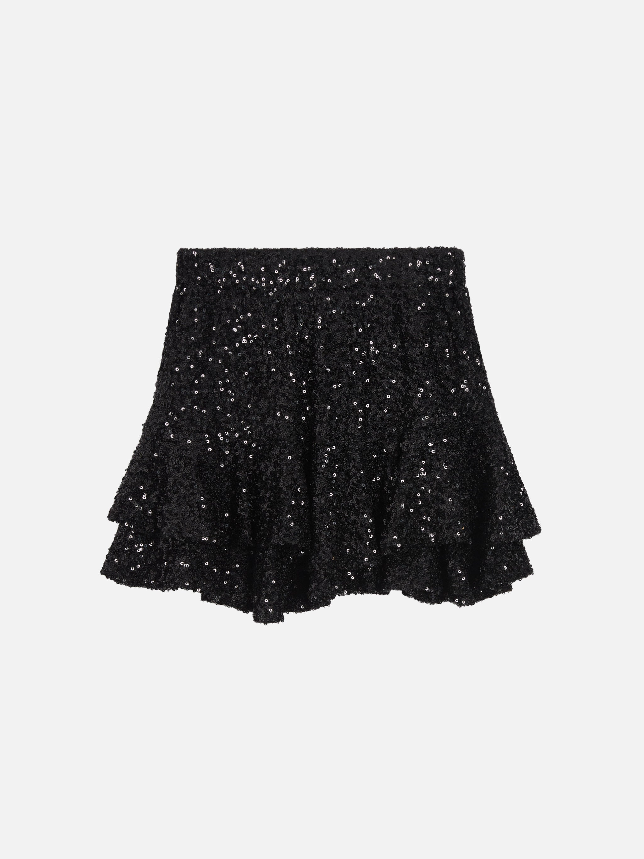 mc2-saint-barth-eivissa-jr-minigonna-in-paillettes-nera image 1