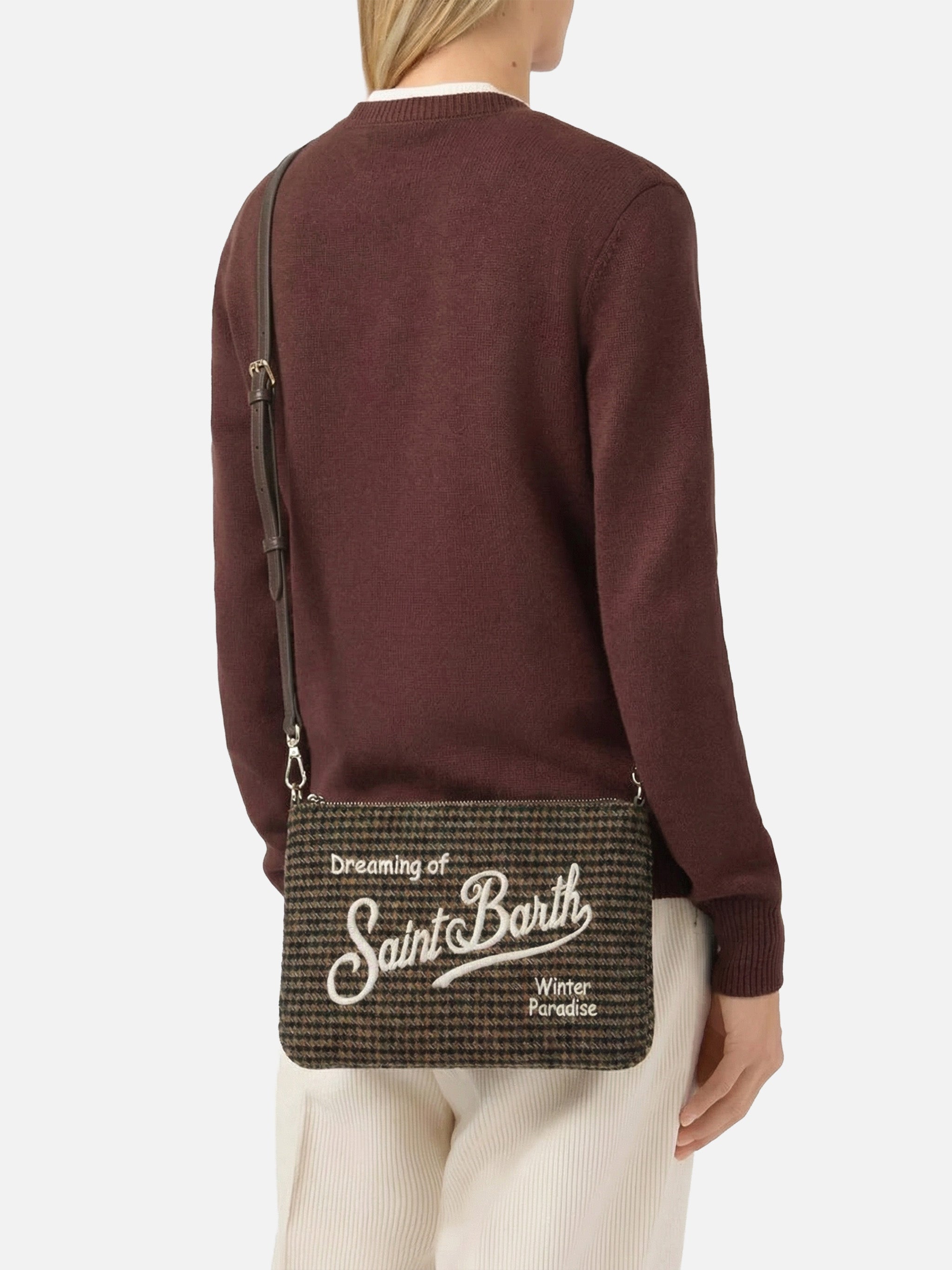 mc2-saint-barth-parisienne-wool-borsa-crossbody-misto-lana-pied-de-poule-20x28-c image 2