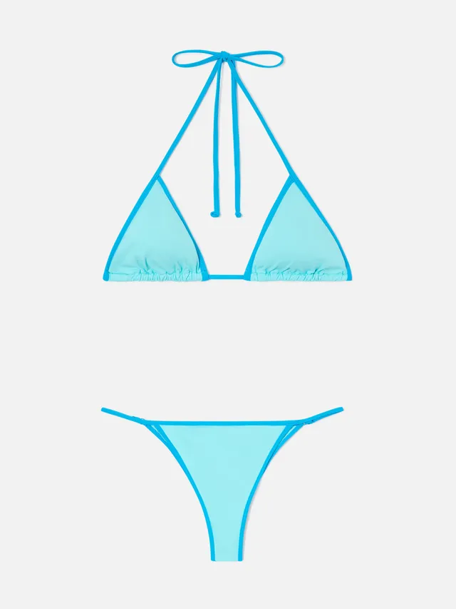 mc2-saint-barth-bikini-lezzy-string-verde-acqua-con-bordi-turchese image 1