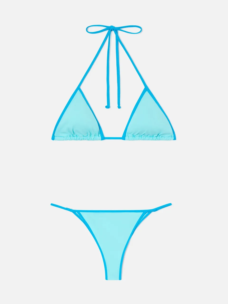 mc2-saint-barth-bikini-lezzy-string-verde-acqua-con-bordi-turchese image 1