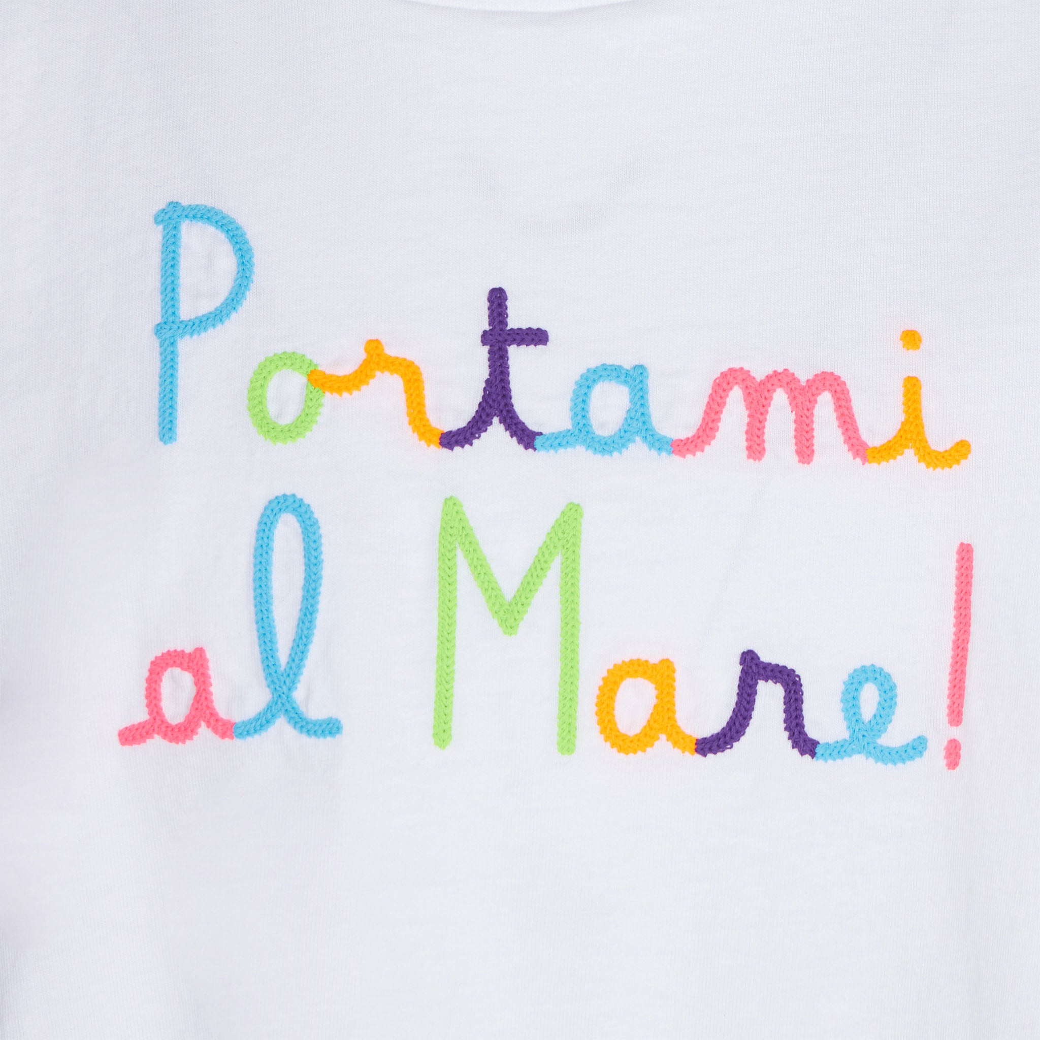 mc2-saint-barth-baby001-t-shirt-bambina-con-balza-e-ricamo-portami-al-mare-bianc image 2