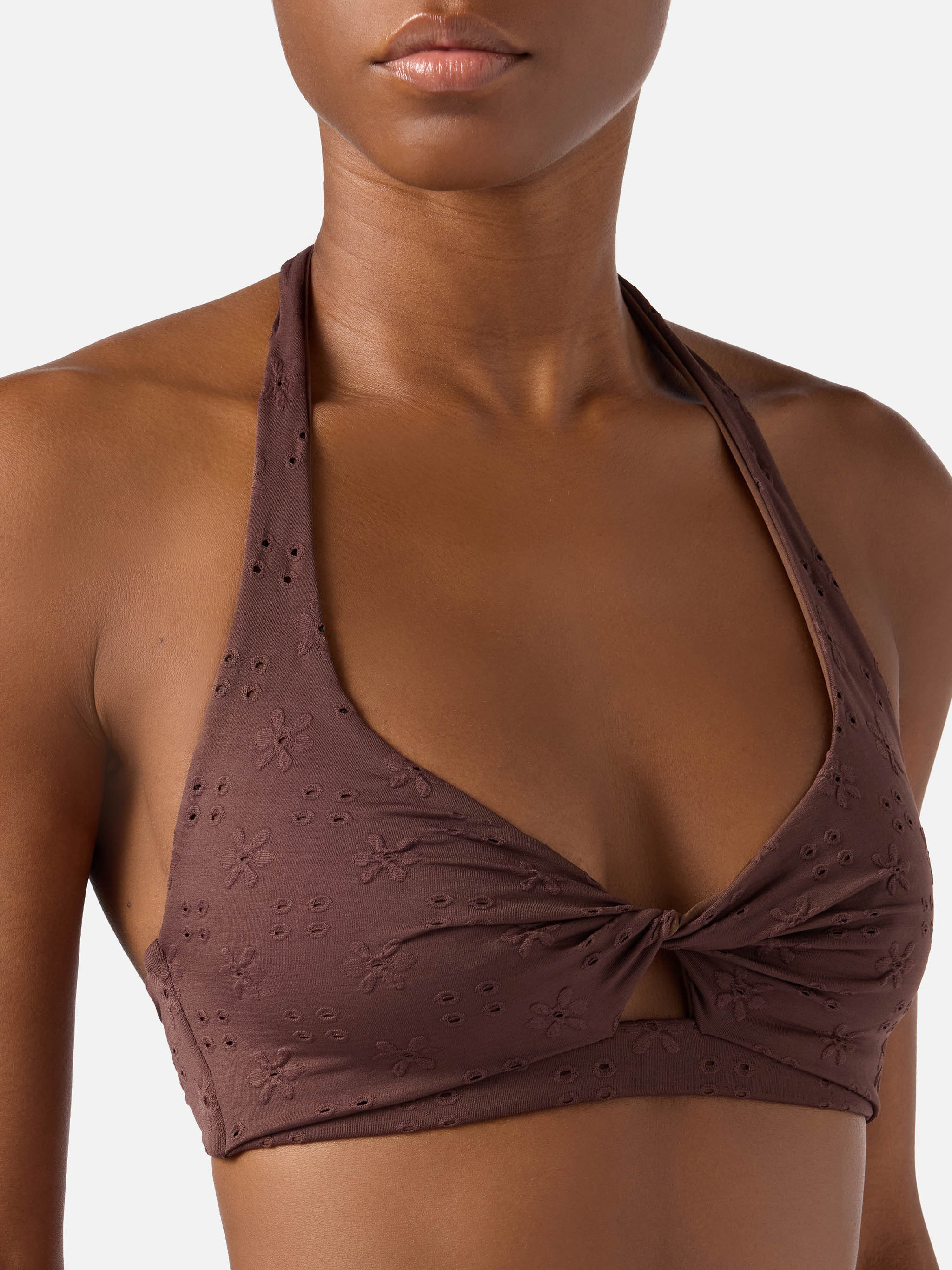 bikini-mc2-saint-barth-leda-yali-in-tessuto-sangallo-marrone image 3