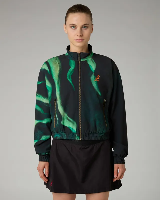 australian-blanca-track-jacket-nera-bi-elastica-slam-taglio-cropped image 1