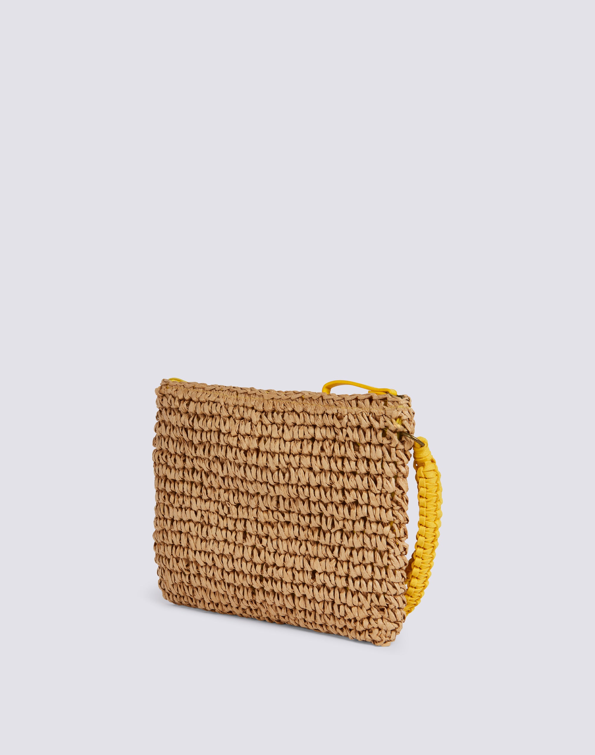 sundek-mini-borsa-paper-straw-pochette-zip image 2