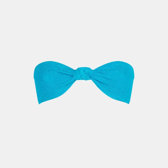mc2-saint-barth-annice-top-bikini-fascia-crinkle-azzurro-polvere-con-nodo image 1